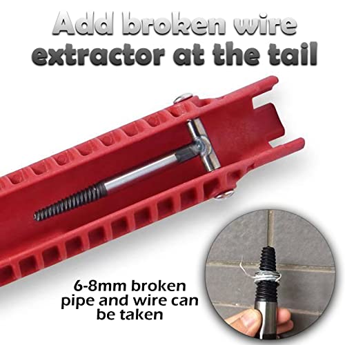 LOCCY 8 in 1 Faucet Wrench Tool - Faucet and Sink Installer - Sink Faucet Installer Socket Wrench Kit - Plumbing Pipe Spanner Tool - Spanner Faucet Wrench Tool Sink/Bathroom/Kitchen (clé à robinet) 5 LOCCY 8 in 1 Faucet Wrench Tool - Faucet and Sink Installer - Sink Faucet Installer Socket Wrench Kit - Plumbing Pipe Spanner Tool - Spanner Faucet Wrench Tool Sink/Bathroom/Kitchen (clé à robinet) - Image 5