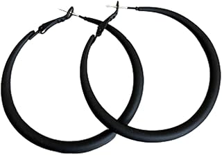 Colorful Matte Hoop Earrings 80s Hoop Earring Retro Earrings Neon Earrings Bright Fluorescence Round Hoop Earings for Women