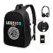 Produktbild Norris Nuts V6 USB Rucksack Handgepäck Taschen 17 Zoll Laptop Rucksack für Travel School Busin