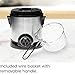 Chefman Fry Guy Deep Fryer with Removable Basket, Easy-to-Clean Non-Stick Coating and Cool-to-Touch Exterior, Adjustable Temperature Control, 4.2 Cup/ 1 Liter Capacity, Stainless Steel