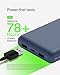 Belkin Portable Charger, USB C Power Bank 20000 mAh w/ 2 USB-A Ports, 15W w/ Type-A to Type-C Cable - iPhone 17, Air, Pro, Pro Max, AirPods, Samsung Galaxy S25, S24, Google Pixel 10, iPad, etc. - Blue