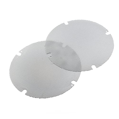Lirun Motorcycle Iron Mesh Speaker Grills, Rear Speaker Grille Cover for Harley Touring FLHTCU, FLHTCUL, FLHTK with Tour-Pak speakers 14-later, Chrome