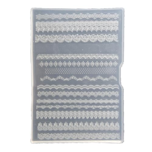 appuivbt Nail Art Mold for DIY Nail Art Decorations DIY Nails Silicone Templates Nails Carving Molds Resin Molds