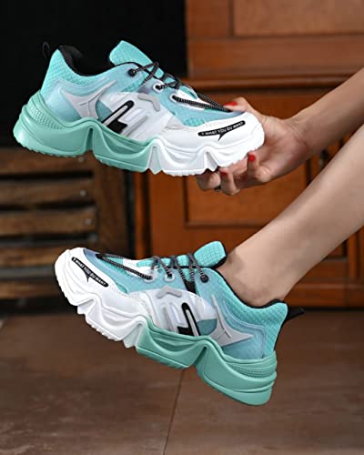 Image of ROWLANS Women's Synthetic Leather Comfortable /Running Lace-Ups Sports Shoes