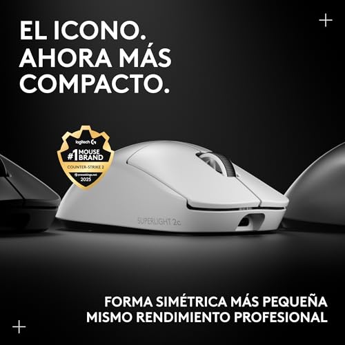 Ratón inalámbrico Logitech G PRO X SUPERLIGHT 2c con sensor de 44K DPI para nivel profesional 2