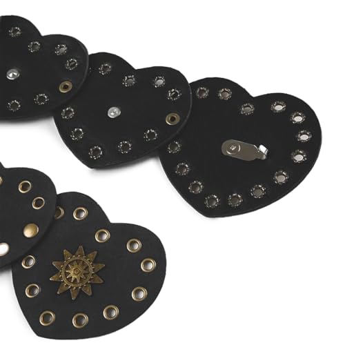 Hollow Wide Belt for Women Boho Leather Metal Buckle Concho Belt Soft Durable Western Cowgirl Waist Belts3