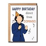 BPKDesigns Happy Birthday Direct Domingo Card - Hilarious Inspired Card - Funny Birthday Greeting - Sarcastic Keepsake - Gift For Husband - Him