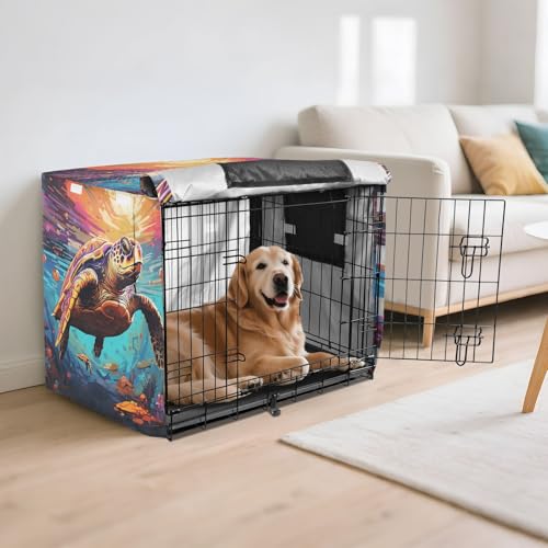 Housse de cage pour chat et chien étanche extérieure bleue - 7