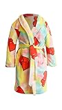 Plush for life Robe Long Sleeves with Pockets, Kimono Style Kids Bathrobe Soft Plush Cozy Fluffy Bel