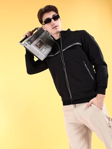 Image of The Indian Garage Co Men Placement Printed Bomber Jacket