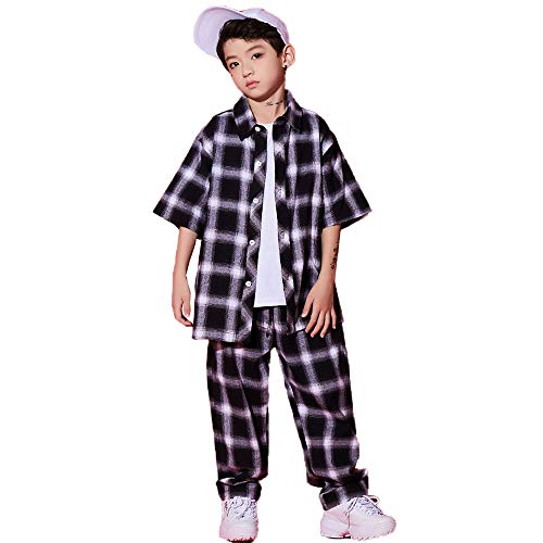 Patypeety�i�q �L�b�Y�_���X�ߑ� �q�b�v�z�b�v ���̎q �j�̎q HIPHOP JAZZ �q�� �g�b�v�X �p���c �W���Y�_���X popping �X�e�[�W�ߑ� ������� ���K�� ���o ���K�� ���o�� ������ �����c ��ʒ����Ή�110-170cm (�V