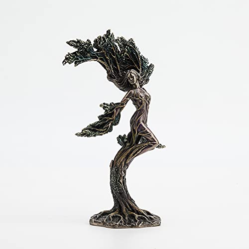 Estatua decorativa de resina bronce 25 cm miniatura 2