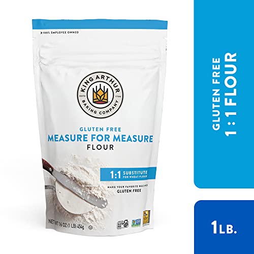 King Arthur, Measure for Measure Flour, Certified Gluten-Free, Non-GMO Project Verified, Certified Kosher, Non-Dairy, 1 Pound, Packaging May Vary - Thumbnail 2