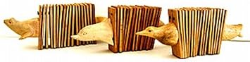 Jive Animal Wooden Clacker,Musical Instrument Clapper - Nice Percussion Sound, Brand