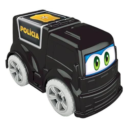GGB Brinquedo Carrinho Mini Frota Polícia Preto