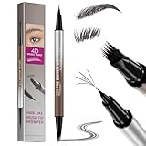 Erinde 2-in-1 Dual-Ended Microblading Augenbrauenstift, 4D Eyebrow Pencil mit...