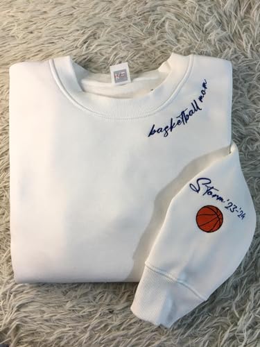 Basketball Mom Shirt, Basketball Mother Of A Basketball Player, Basketball Mom Embroidered Shirt, Basketball Mom Embroidered Crewneck Sweatshirt Hoodie Tshirt2