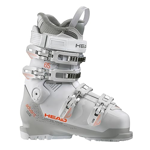 HEAD Advant Edge 65 W, Botas de Esquí para Mujer, Blanco/Gris, 26.5 (EU 41.0-41.5)