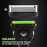 Gillette Labs Mens Razor Blade Refills Compatible with Gillette Labs Razors - 4 Cartridges With Exfoliating Bar - Image 4