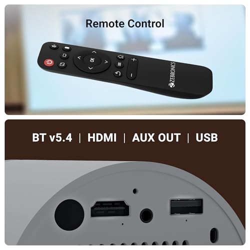 Zebronics PixaPlay 73 720p Projector, 3700 Lumens, 200° 465 g - Image 7