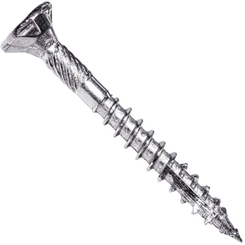 Tornillo para madera de acero inoxidable grado 305 con cabeza plana y sistema de apriete Torx de 8x1.5 pulgadas - paquete de 1 libra (aprox. 197 piezas) miniatura 7