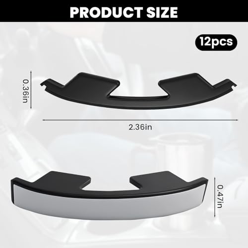 Inserto de silicona para portavasos de auto, 12 piezas miniatura 2