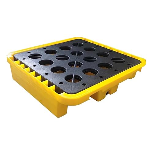 Plateforme de rétention modulaire et empilable pour fûts et palettes en usine