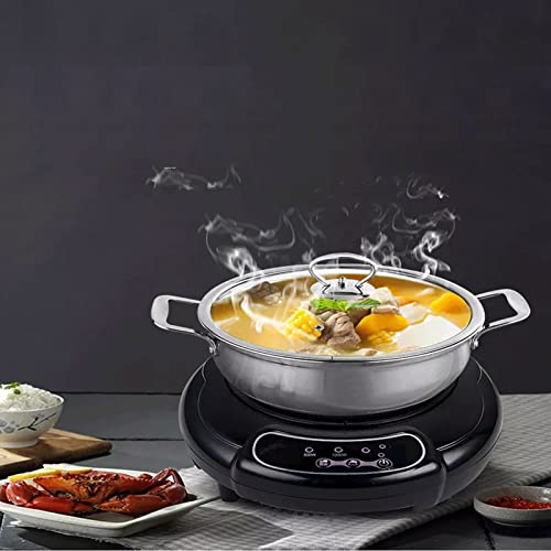 AJUHA Panela de indução de forno eletromagnético mini fogão de indução doméstico cozinha