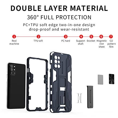 Coque OnePlus 8T et 9R avec protection écran verre bleu - 6