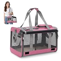 Trasportino Per Cani Gatti Ripiegabile - Borsa Morbida Traspirante Con Tracolla - Foto 9