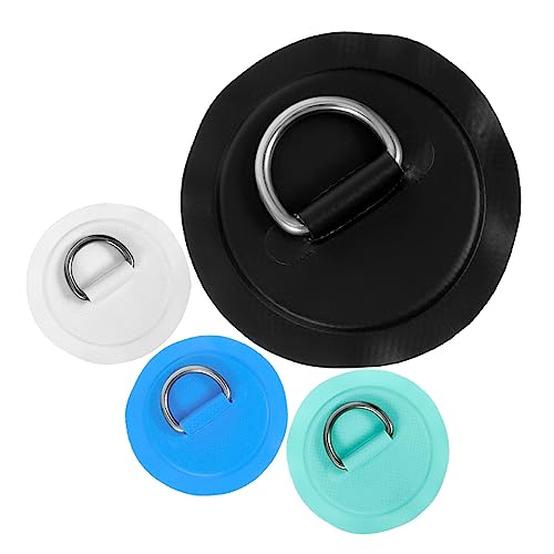 Anillos de amarre forma de D Toyvian de acero inoxidable anticorrosión para botes