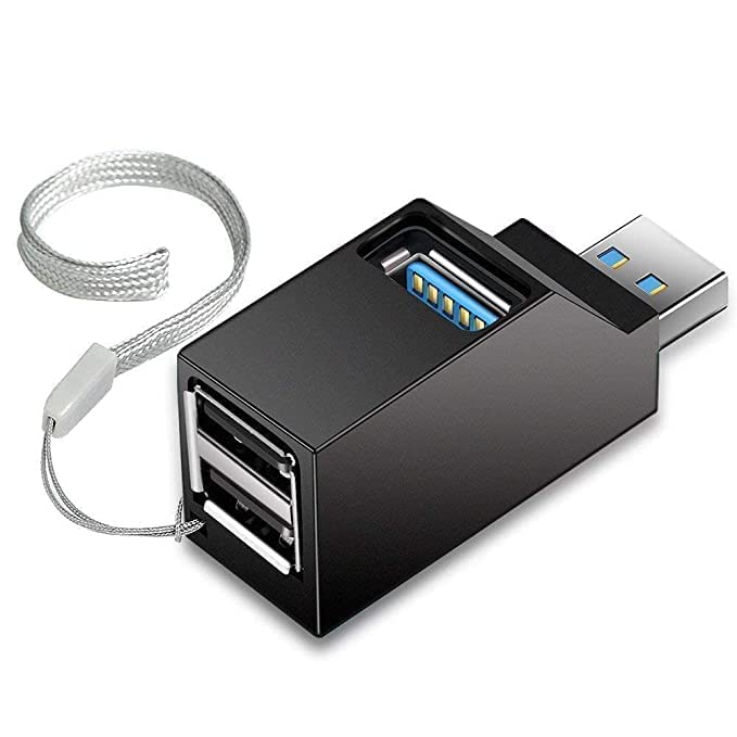 High Speed 3 in 1 USB 3.0 Hub for Laptop, Desktop PC Computer Plug and Play (3 Port Mini Hub)-image-11