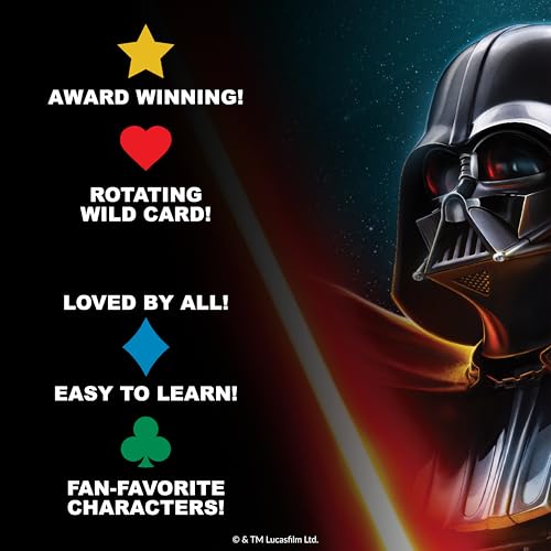 Image of Five Crowns Star Wars Rummy Style Card Game for Kids, Family Game Night