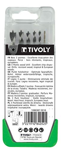 Tivoly SLR C 13 SRL Wood Drill Bit Set, Non Concerné - Image 3