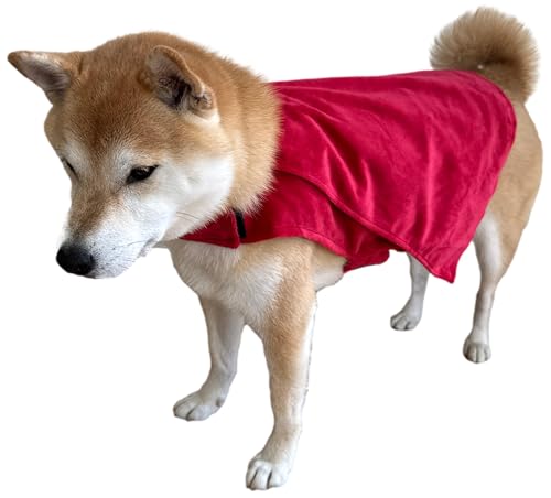 Capa de Disfraz Superhéroe para Perro Rojo Talla M miniatura 3
