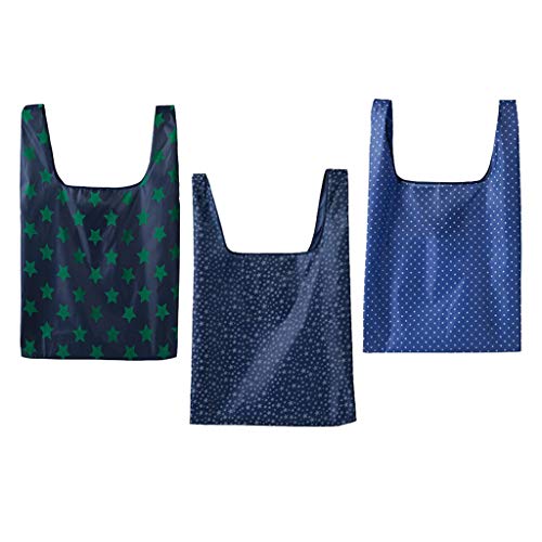 Bolsa de supermercado grande reutilizável 3X da menolana à prova d'água leve