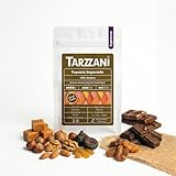 Tarzzani Topazio Imperiale, Entkoffeiniert, 100% Arabica, Espresso Bohnen, Ganze Bohne, Kaffeebohnen, Kaffee, Geröstete Mandel - Karamell - Trockenfrucht, CO2-Verfahren (250 g, Ganze Bohne)