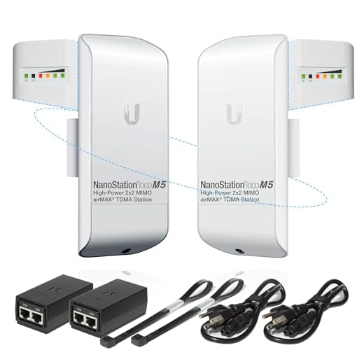Ubiquiti LOCOM5 Wireless Bridge Bundle