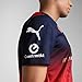 PUMA RCB 2025 Men's Replica Cricket Jersey, Navy-Flame Scarlet (US, Alpha, Medium, Regular, Regular, PUMA Navy-Flame Scarlet)