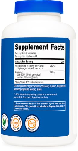 Nutricost Quercetin with Bromelain