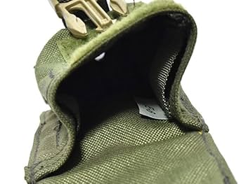 Amazon | 米軍実物 EAGLE DFLCS スモークグレネードポーチ OD