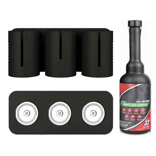 XPD All-Season Diesel Fuel Additive Magnetic Mount for Opti-Lube XPD (8 oz) - 3-Piece Mount - Upgraded Strong Magnet - Suitable for Pickup Trucks/RVs/Campers/Tractors - Metal Surface Mount