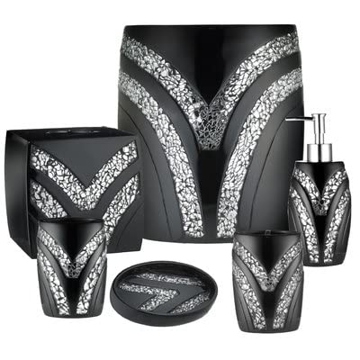 Zahari Home Sinatra Tissue Box Cover Square Tissue Holder For Bathroom Bedroom Living Room, Black #TOP5
