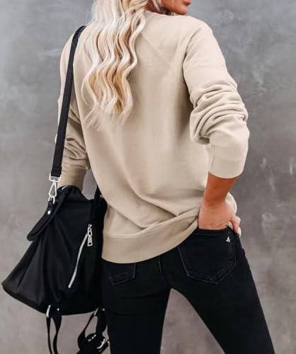 Image of Dressmine Womens Long Sleeve Mama Sweatshirts Fall Crew Neck Mom Shirts Cute Graphic Tees Pullover Hoodies