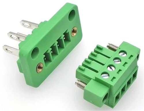 Conector KF15CDGV-3.81 de 12 pines con brida para montaje en panel de cobre 1