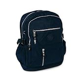 DrachenLeder Plecak torba sportowa wybór kolorów damski męski Nylon Bag Street 30x18x38 D4OTJ604X, grantowy, m