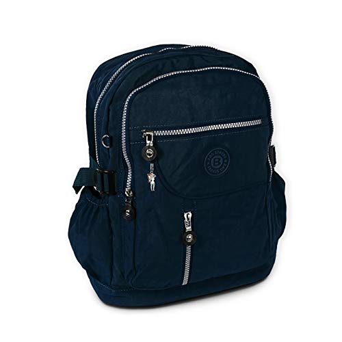 DrachenLeder Plecak torba sportowa wybór kolorów damski męski Nylon Bag Street 30x18x38 D4OTJ604X, grantowy, m