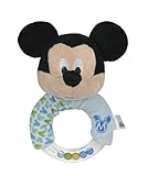 Material: Plüsch Simba 6315874803 - Disney - Mickey Maus, Ring Rassel mit Plüsch, 14 cm, blau