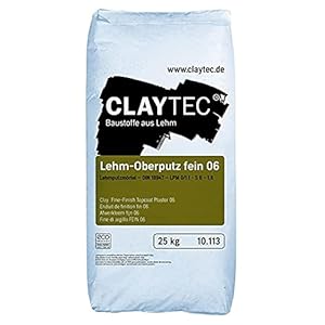 CLAYTEC Lehmoberputz fein 06 Sackware