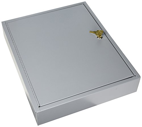 Sparco Secure Key Cabinet, 14 x 3 x 17-1/8 Inches, 110 Keys, Gray (SPR15604)
